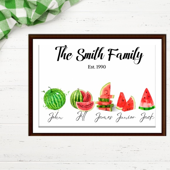 Watermelon Sign Personalized - Picture 1 of 2